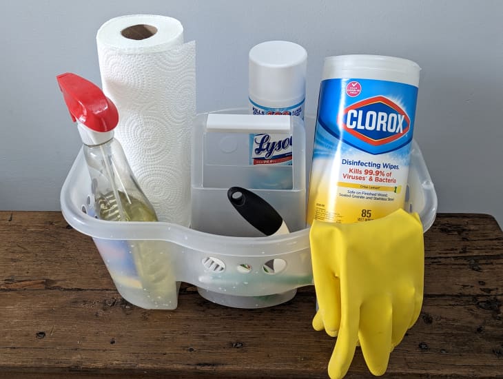Use Old Shower Caddy as a Cleaning Caddy Apartment Therapy